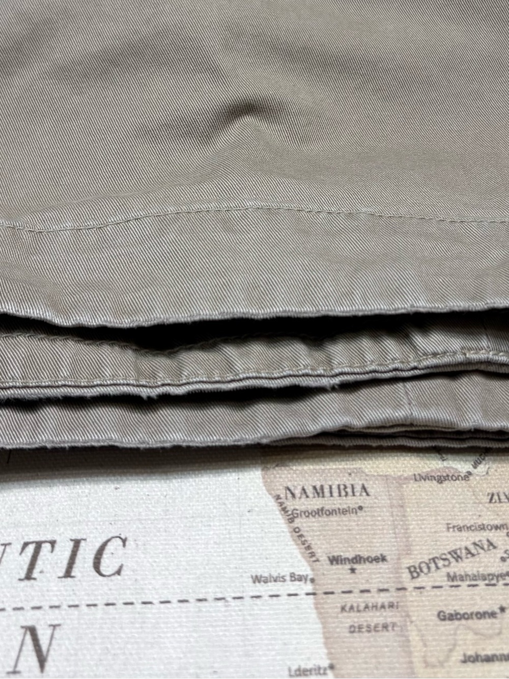 Polo Ralph Lauren•Chino Style•Shorts•Khaki•Flat Front•5 Pocket•Sz 34•Drawstring - Picture 15 of 16